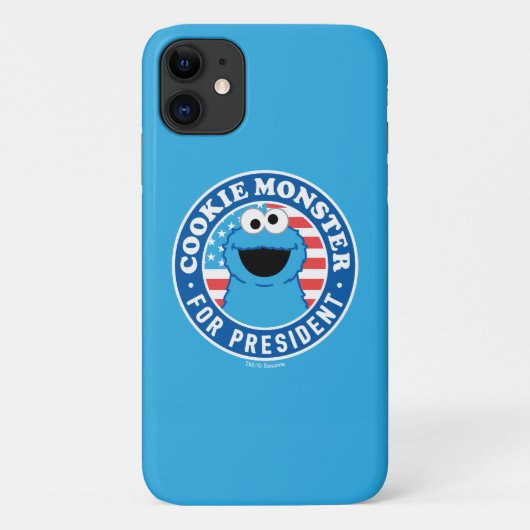 Cookie Monster als President Case-Mate iPhone Case (Achterkant)