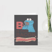 Cookie Monster B Is For Bacon Kaart (Voorkant)