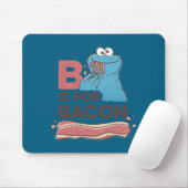 Cookie Monster B Is For Bacon  Muismat (Met muis)