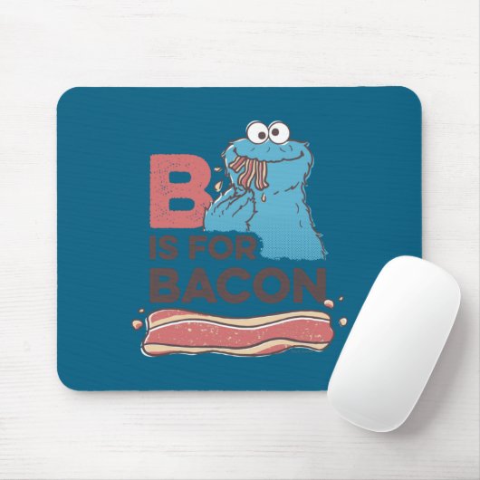 Cookie Monster B Is For Bacon Muismat (Met muis)
