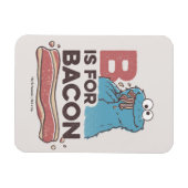 Cookie Monster | B is voor Bacon Magneet (Horizontaal)
