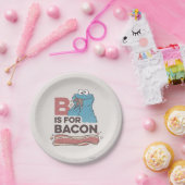 Cookie Monster | B is voor Bacon Papieren Bordje (Feest)
