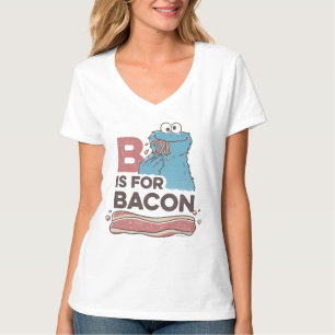 Cookie Monster   B is voor Bacon T-shirt