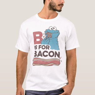 Cookie Monster B is voor Bacon T-shirt