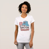 Cookie Monster | B is voor Bacon T-shirt (Voorkant volledig)