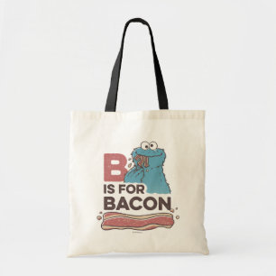 Cookie Monster B is voor Bacon Tote Bag