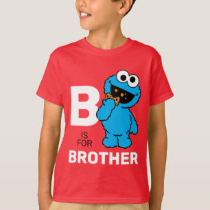 Cookie Monster   B is voor Broeder T-shirt