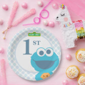 Cookie Monster Baby Birthday Papieren Bordje (Feest)