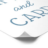 Cookie Monster Baby shower Cadeaus & Kaarten Sign Poster (Hoek)