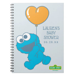 Cookie Monster Baby shower Gast & Geschenkenlijst Notitieboek