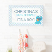 Cookie Monster Baby shower Spandoek (Insitu)