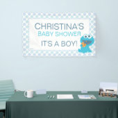 Cookie Monster Baby shower Spandoek (Beurs)