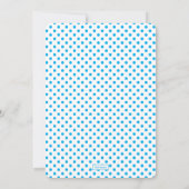 Cookie Monster Baby shower Uitnodiging (Achterkant)