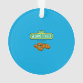 Cookie Monster Baby's 1st kerst foto ornament (achterkant)