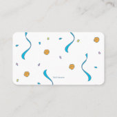 Cookie Monster Balloon Gift Registry Plaatskaartje (Achterkant)