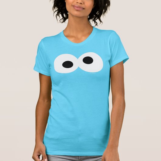 Cookie Monster Big Face T-shirt (Voorkant)