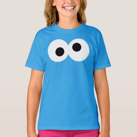 Cookie Monster Big Face T-shirt (Voorkant)