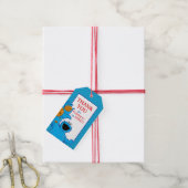 Cookie Monster Birthday Cadeaulabel (Met Touw)