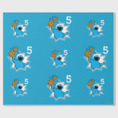 Cookie Monster Birthday Cadeaupapier (Vlak)