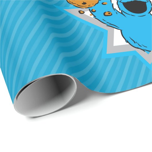 Cookie Monster Birthday Cadeaupapier (Rol Hoek)
