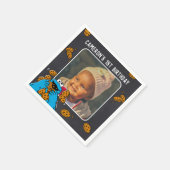 Cookie Monster Birthday Chalkboard Servet (Hoek)