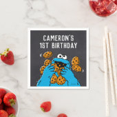Cookie Monster Birthday Chalkboard Servet (Insitu)