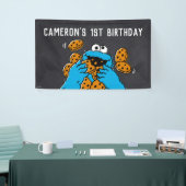 Cookie Monster Birthday Chalkboard Spandoek (Beurs)