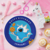 Cookie Monster Birthday Papieren Bordje (Feest)