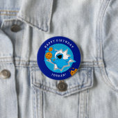 Cookie Monster Birthday Ronde Button 7,6 Cm (In situ)