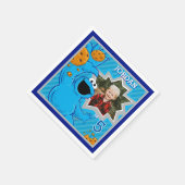 Cookie Monster Birthday Servet (Hoek)