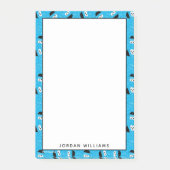 Cookie Monster bont gezichts patroon Post-it® Notes (Voorkant)
