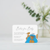 Cookie Monster Book Request Insert Plaatskaartje (Staand voorkant)