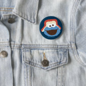 Cookie Monster Bosgezicht Ronde Button 5,7 Cm (In situ)