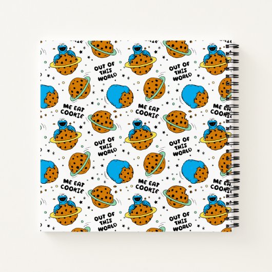 Cookie Monster | Buiten deze wereld | Naam toevoeg Notitieboek (Achterkant)
