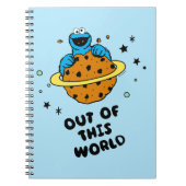 Cookie Monster | Buiten deze wereld Notitieboek (Voorkant)