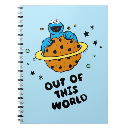 Cookie Monster | Buiten deze wereld Notitieboek (Voorkant)