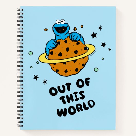 Cookie Monster | Buiten deze wereld Notitieboek (Voorkant)