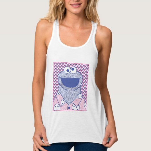 Cookie Monster | Button Down Cookie Shirt (Voorkant)