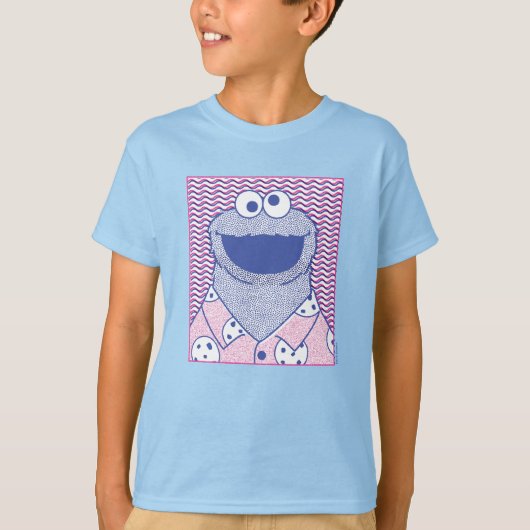 Cookie Monster | Button Down Cookie Shirt (Voorkant)