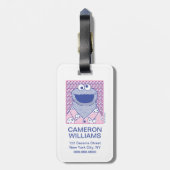 Cookie Monster | Button Down Cookie Shirt Bagagelabel (Achterkant verticaal)