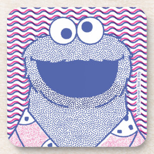 Cookie Monster   Button Down Cookie Shirt Bier Onderzetter