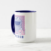 Cookie Monster | Button Down Cookie Shirt Mok (Voorkant links)