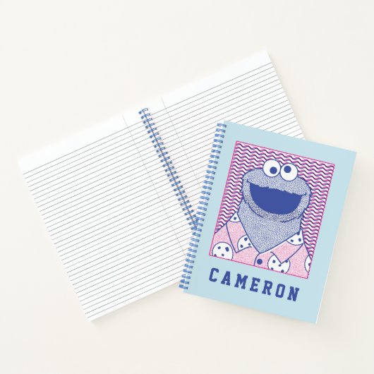 Cookie Monster | Button Down Cookie Shirt Notitieboek (Binnen)