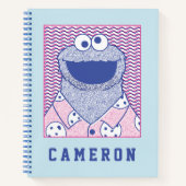 Cookie Monster | Button Down Cookie Shirt Notitieboek (Voorkant)