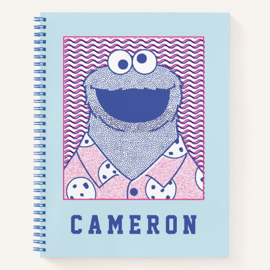 Cookie Monster | Button Down Cookie Shirt Notitieboek (Voorkant)