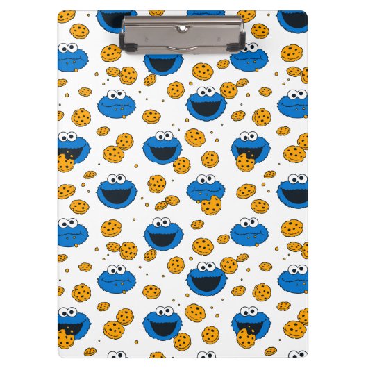 Cookie Monster | C is for Cookie Pattern Clipboard Klembord (Voorkant)