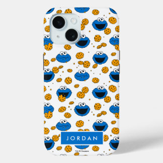 Cookie Monster | C is voor Cookie Patroon iPhone 15 Case