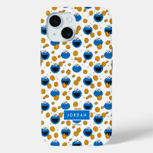 Cookie Monster C is voor Cookie Patroon iPhone 15 Case