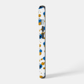 Cookie Monster | C is voor Cookie Patroon iPhone 15 Case (Linkerkant)
