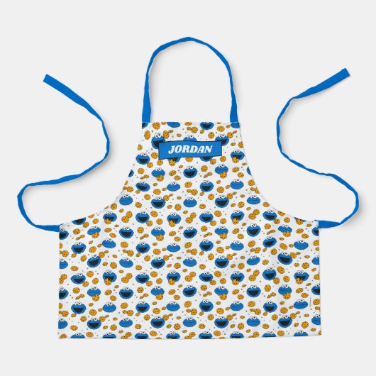 Cookie Monster | C is voor Cookie Patroon Schort (Voorkant)